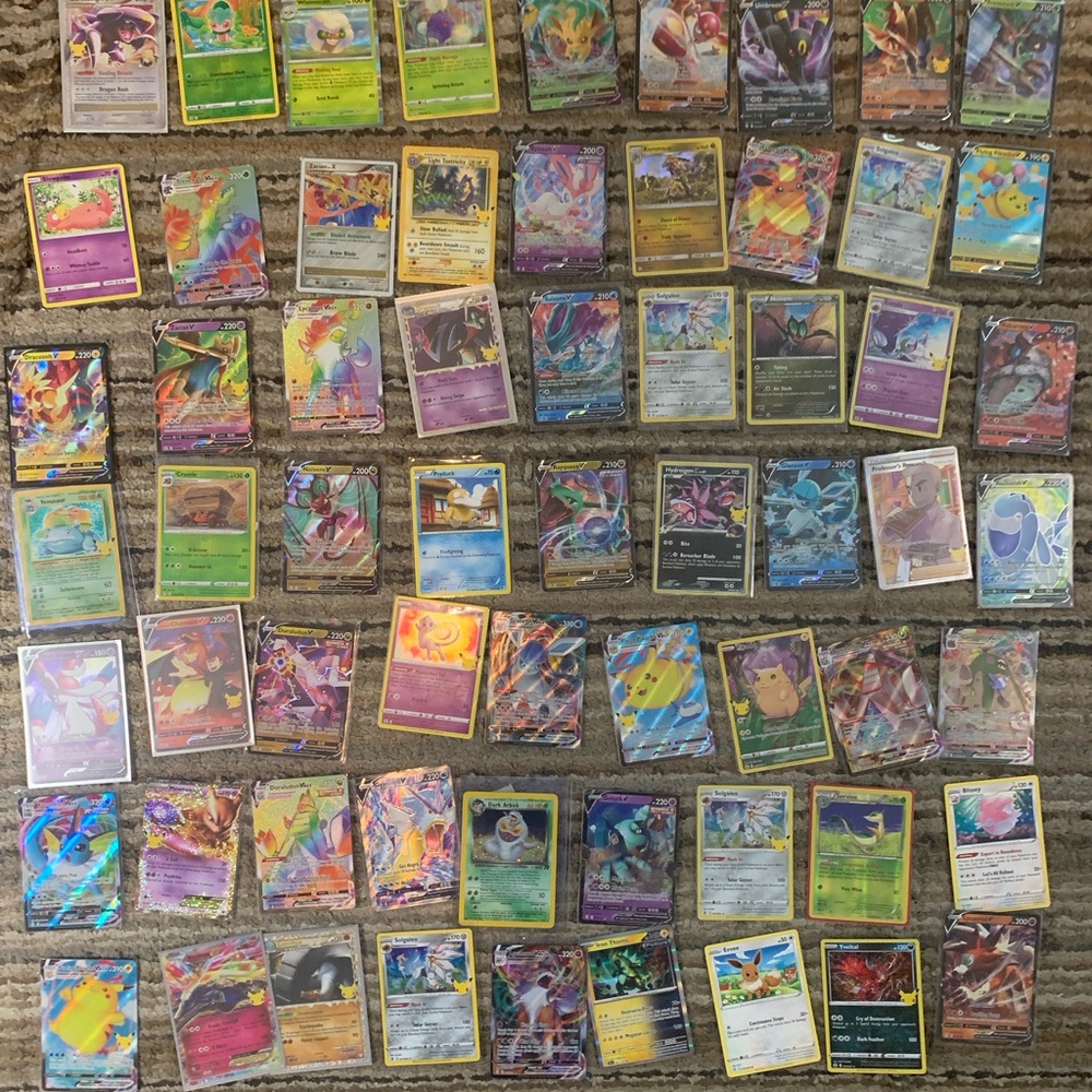 Pokemon Card Lot 300 cards the cards show plus more